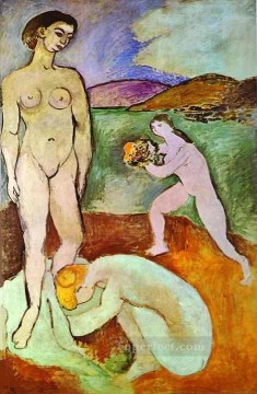 Luxe I 1907 Desnudo abstracto Pinturas al óleo